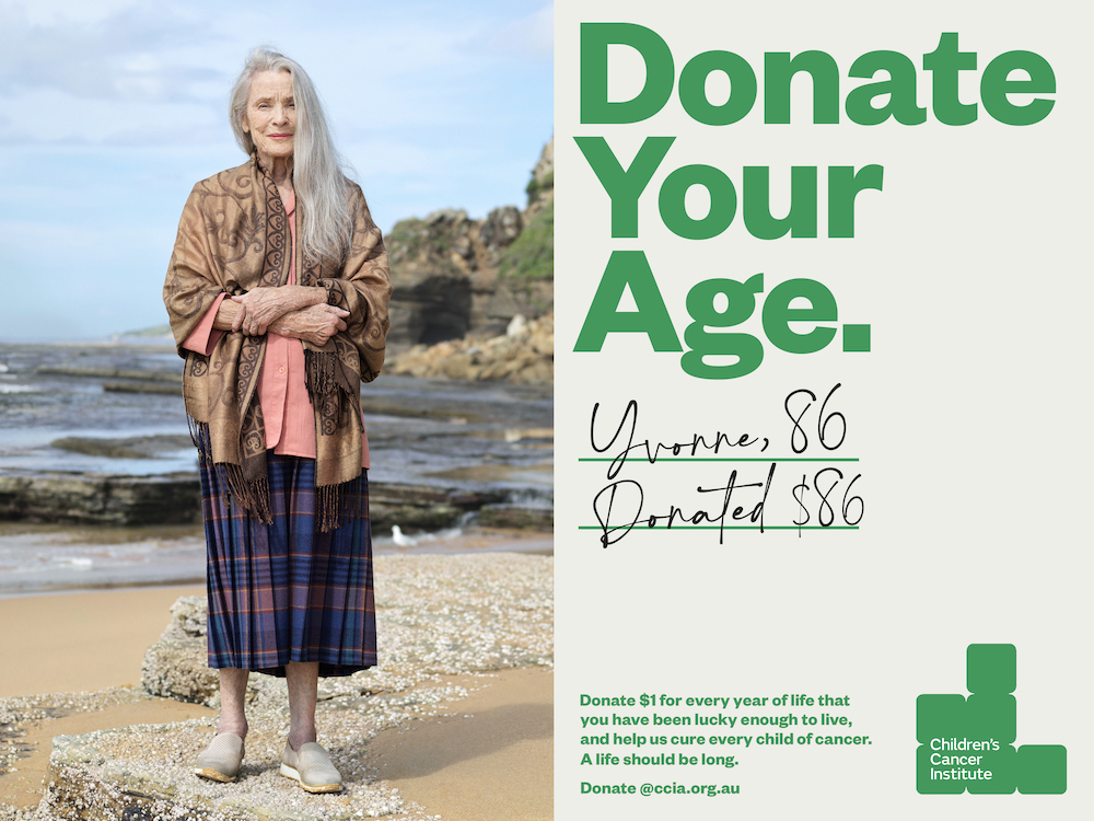Seen+Noted: Children’s Cancer Institute launches new ‘Donate Your Age’ fundraising campaign