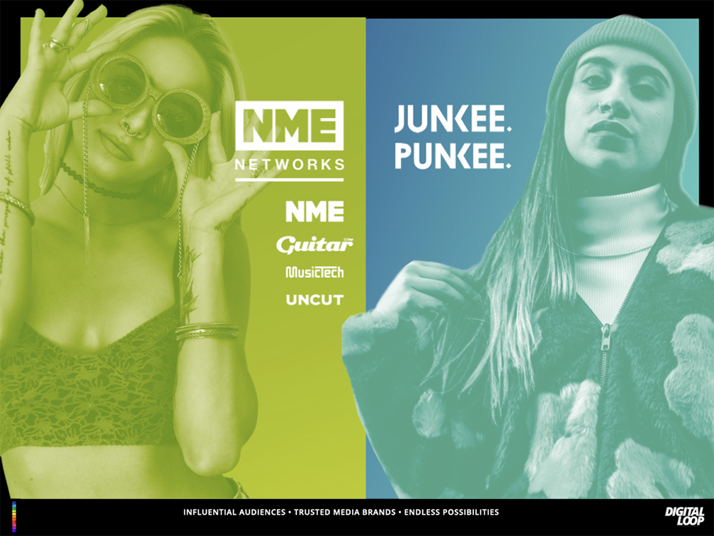 Digital Loop announces partnerships with media companies Junkee / Punkee and NME Networks