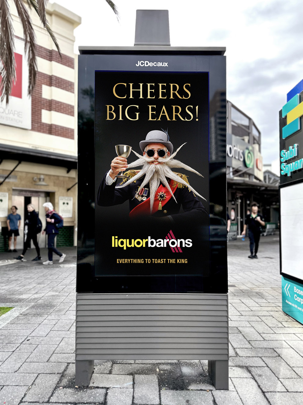 Liquor Barons and AT Creative toast the King with a cheeky topical campaign