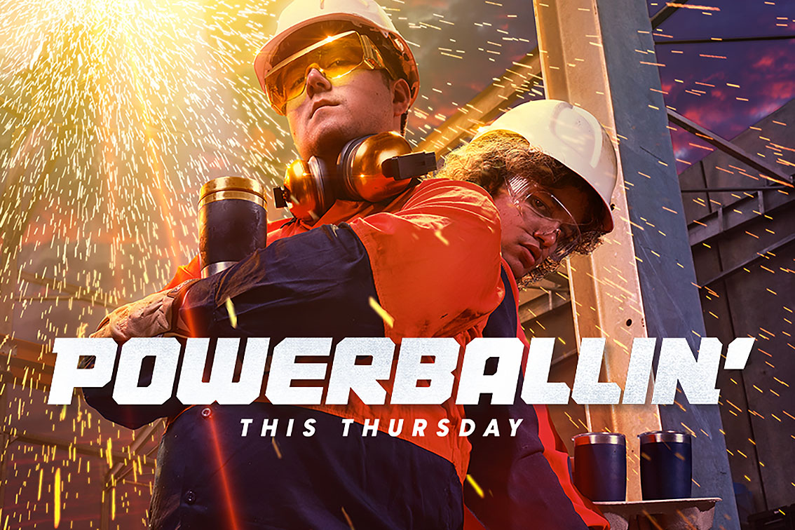 Powerballin’. It’s an attitude and a new campaign for Lotterywest via 303 MullenLowe