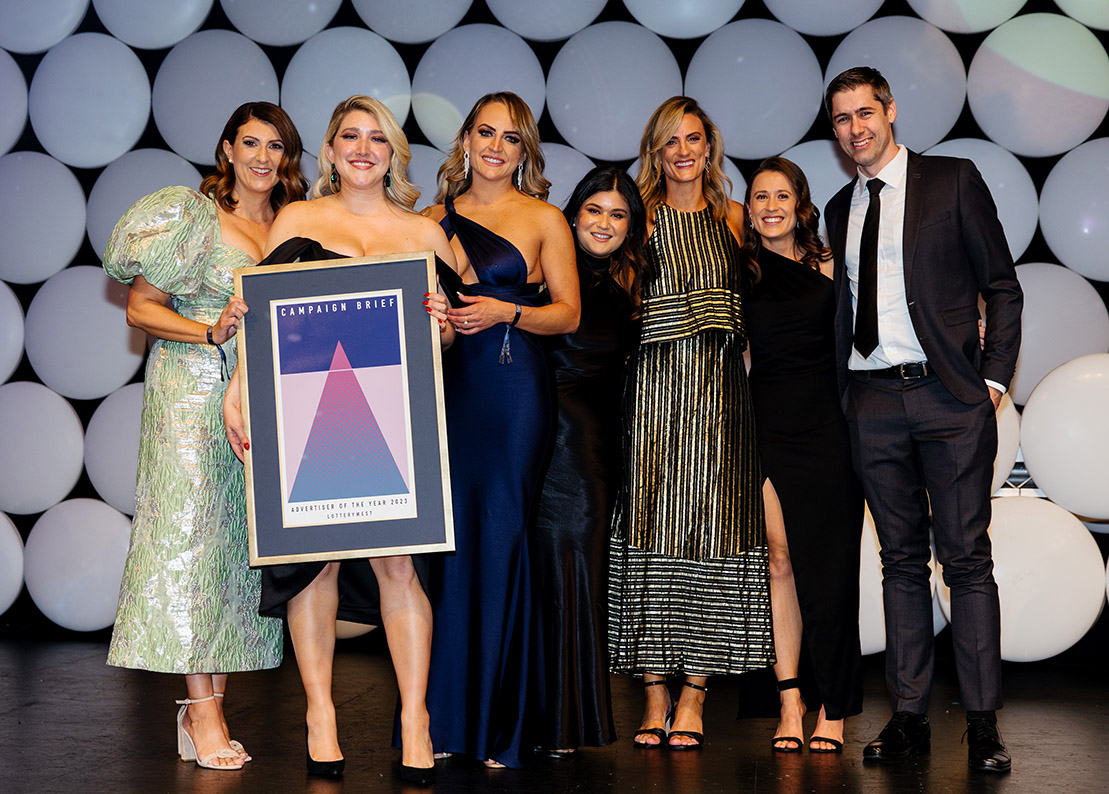 Lotterywest crowned Campaign Brief Advertiser of the Year + Bronte Macpherson from Forrest Chase named Marketing Executive of the Year
