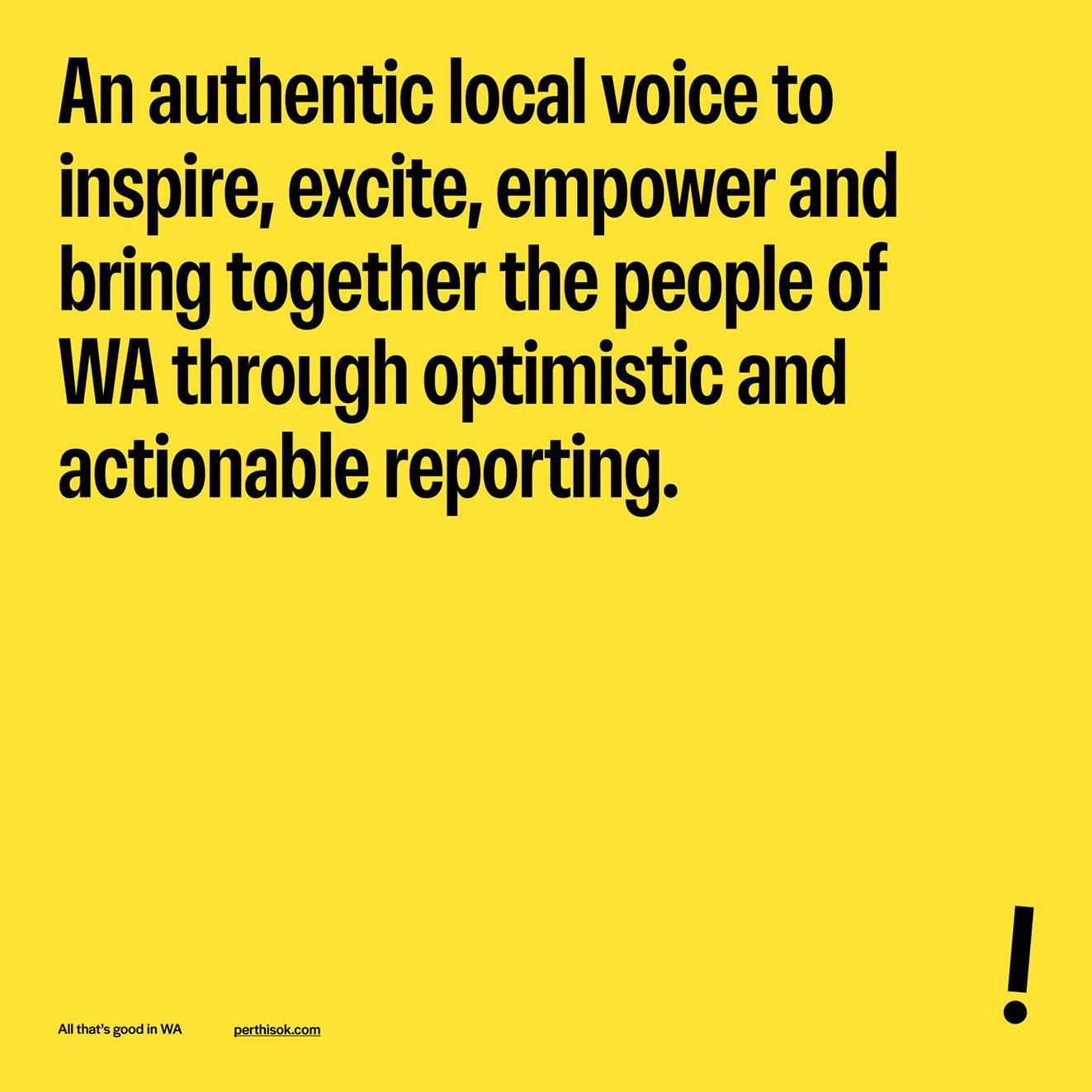 Perth is OK! partners with Block Branding for complete brand overhaul