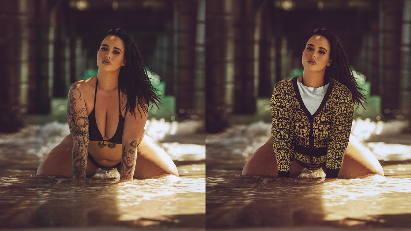 Hotly debated OnlyFans billboard gets an outfit change via Wildlings and ClothingPlease.com