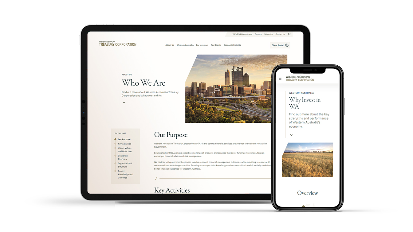 Western Australian Treasury Corporation launches new website via The Brand Agency