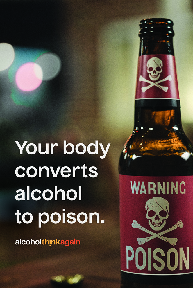 New Alcohol. Think Again campaign asks ‘what’s your poison?’ via 303 MullenLowe