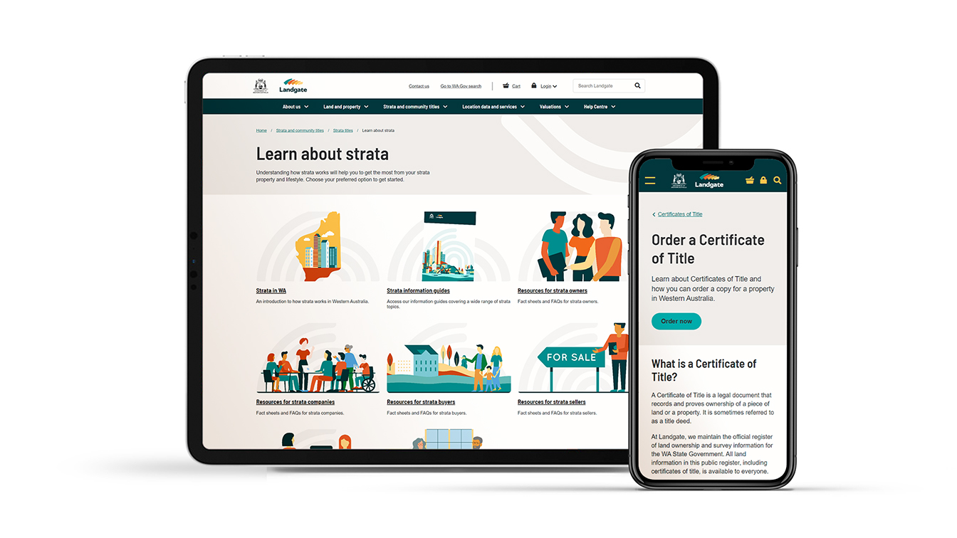 The Brand Agency creates new Landgate website