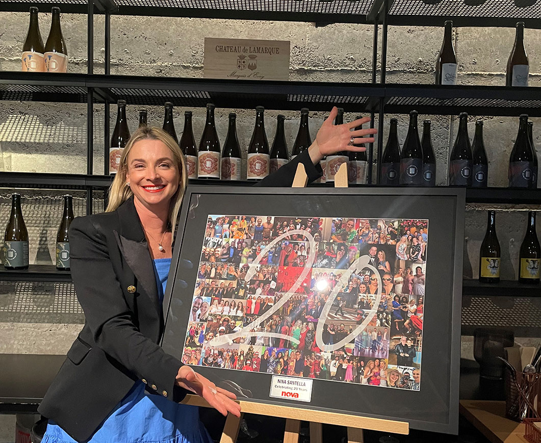Nina Santella celebrates 20th anniversary at Nova Entertainment Perth