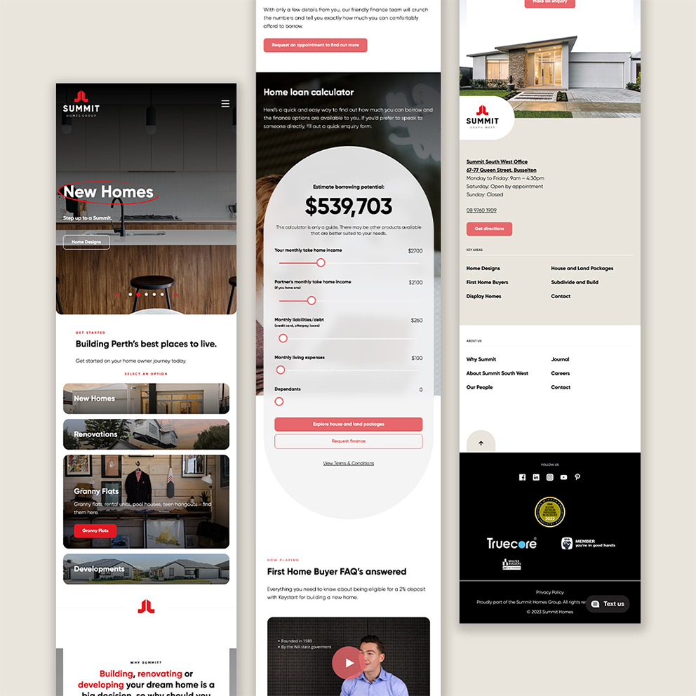 Distl launches new Summit Homes Group website