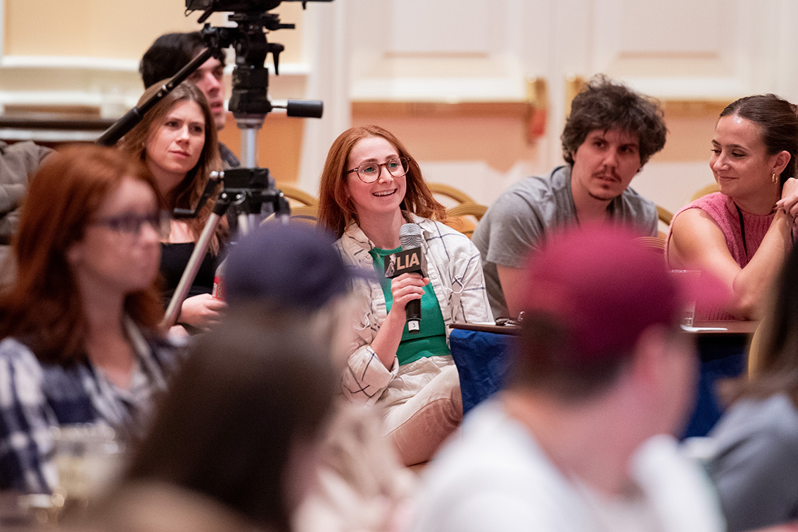 Anna Fawcett on the ground at LIA’s inspirational Creative LIAisons young creative program