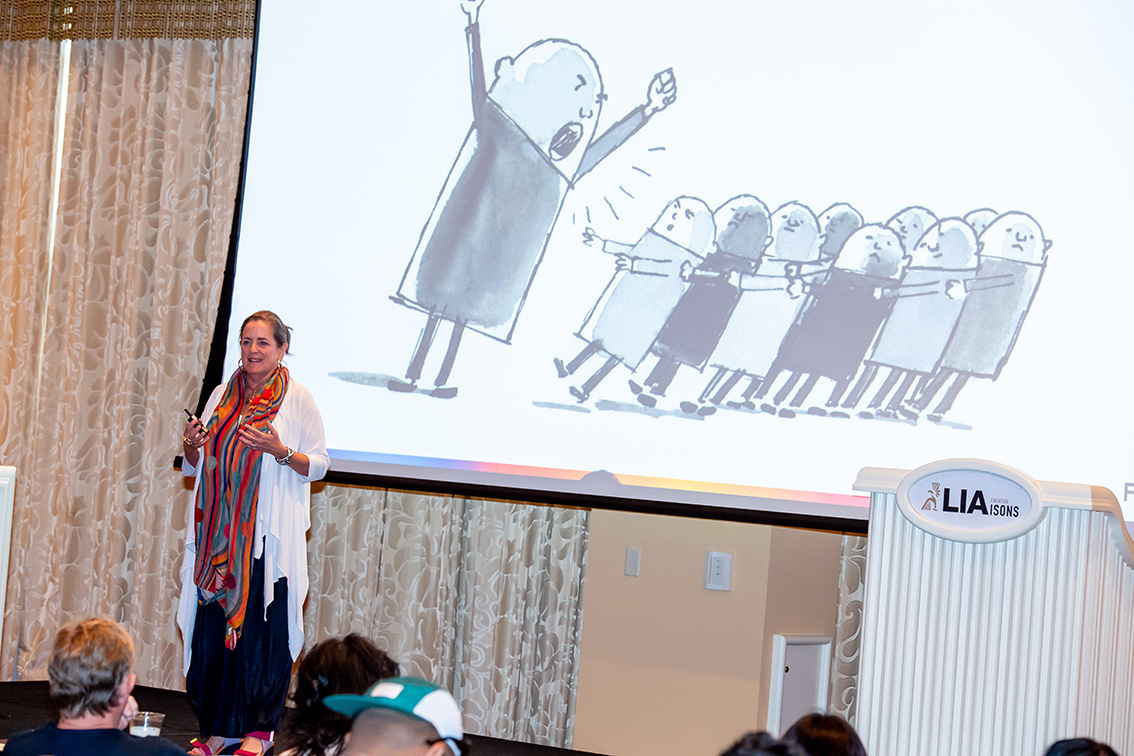 Anna Fawcett on the ground at LIA’s inspirational Creative LIAisons young creative program