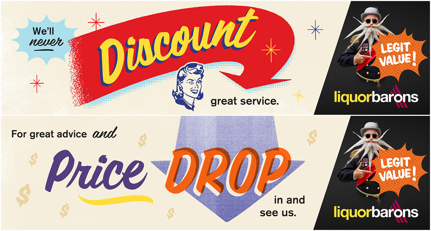 Liquor Barons launches new Legit Value brand campaign with AT Creative
