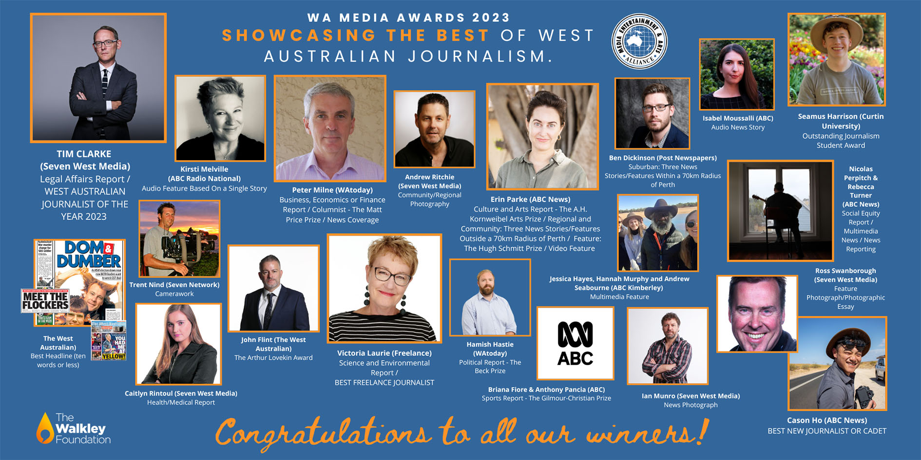 2023 WA Media Awards winners announced