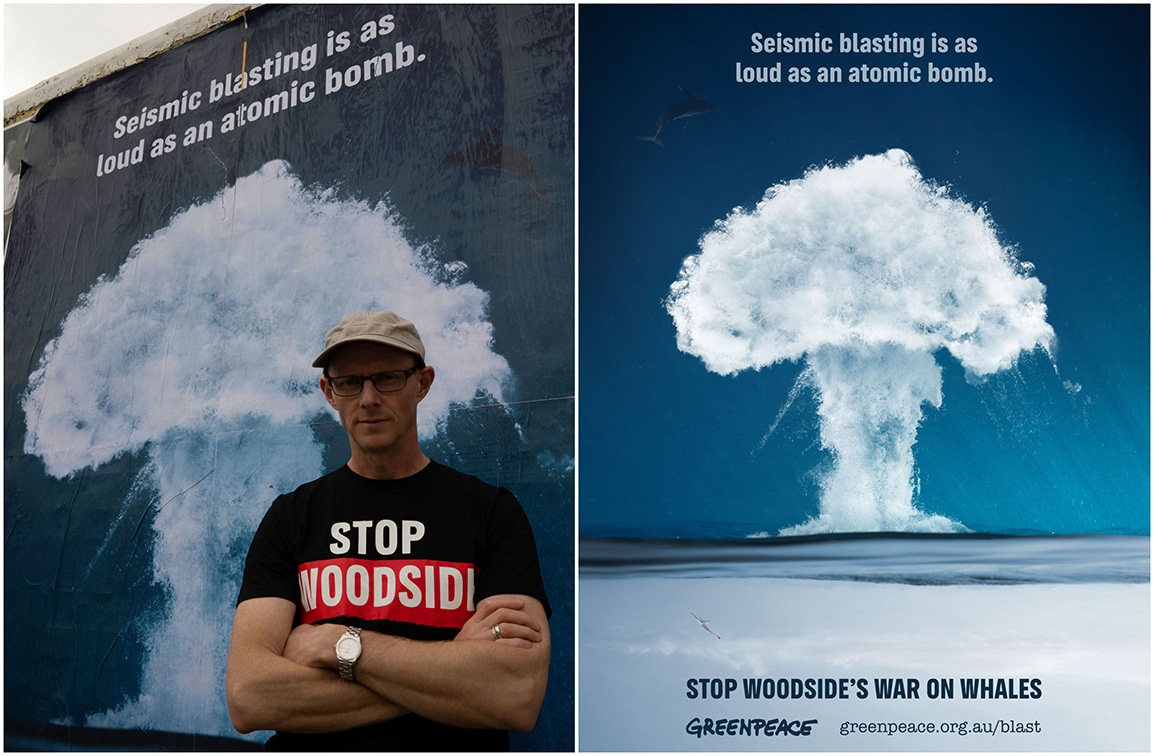 Greenpeace launches provocative OOH campaign “Woodside’s War on Whales” via whiteGREY