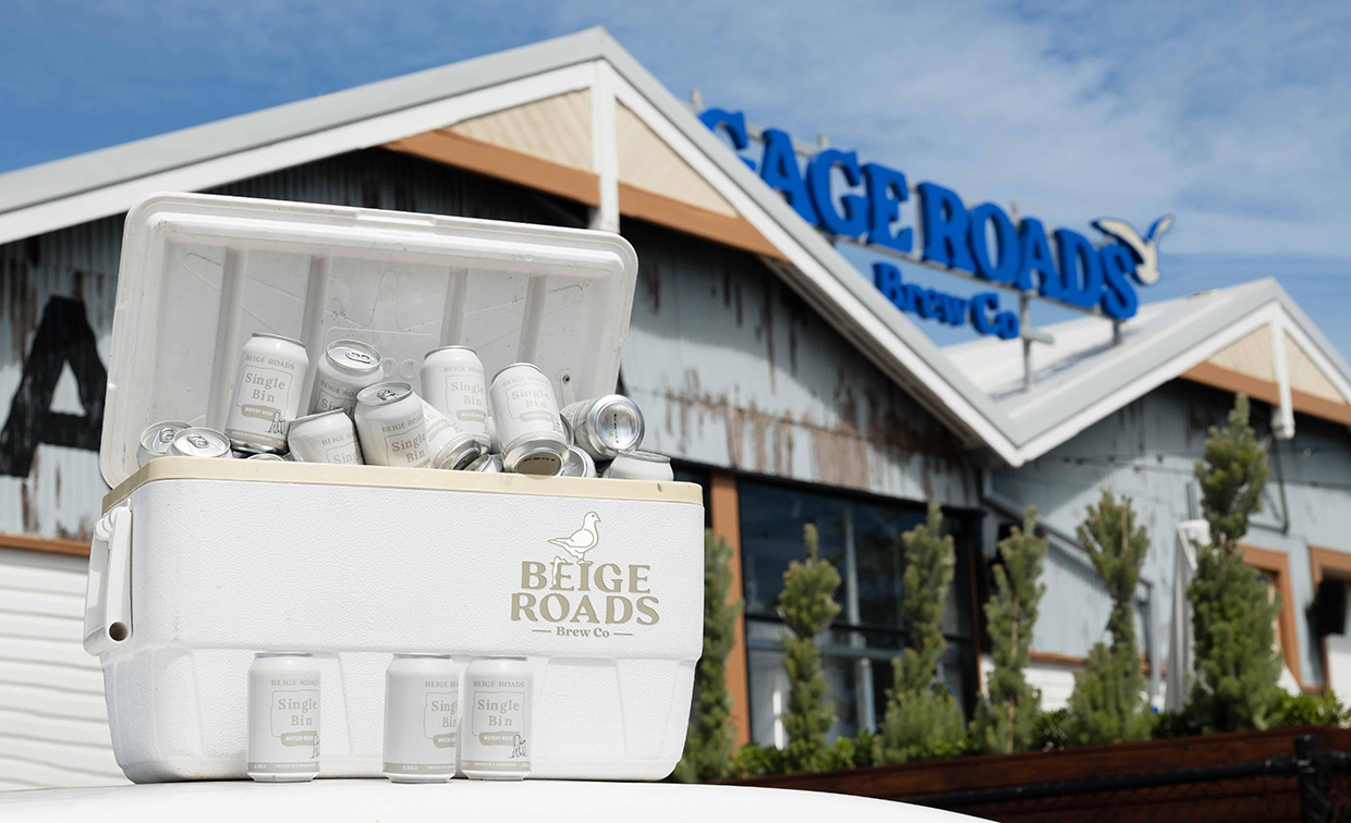 Gage Roads asks rhetorical question: Beige or Gage? in campaign via Hypnosis