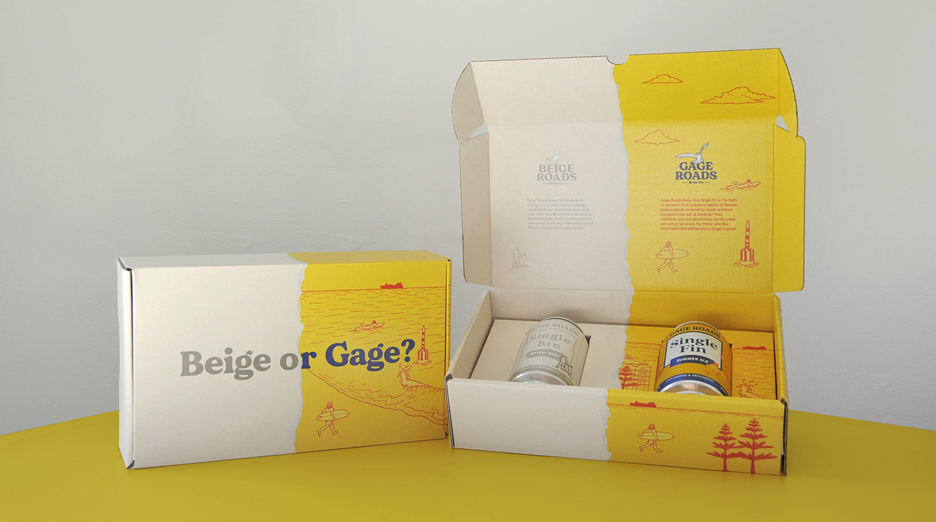 Gage Roads asks rhetorical question: Beige or Gage? in campaign via Hypnosis