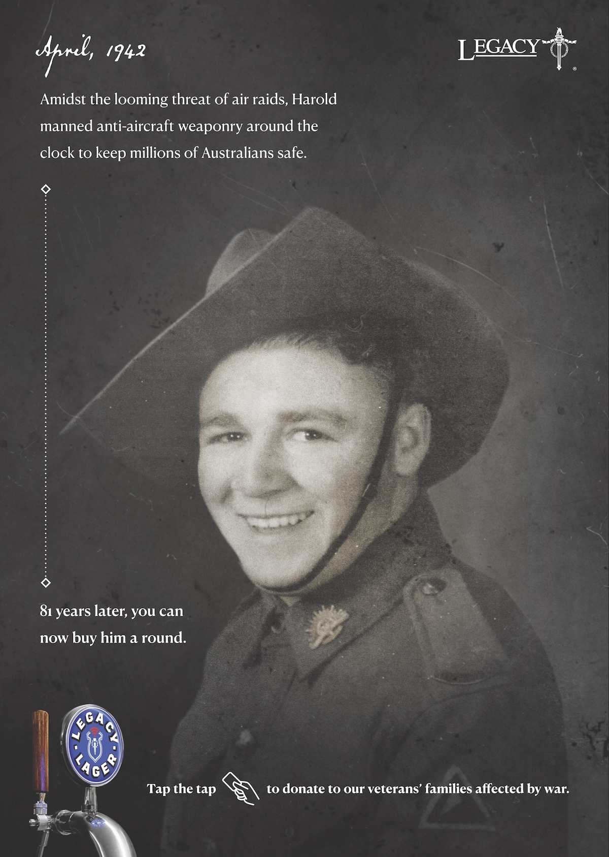 Seen+Noted: Legacy + VML let Aussies shout a fallen Veteran a beer to say thanks for Remembrance Day