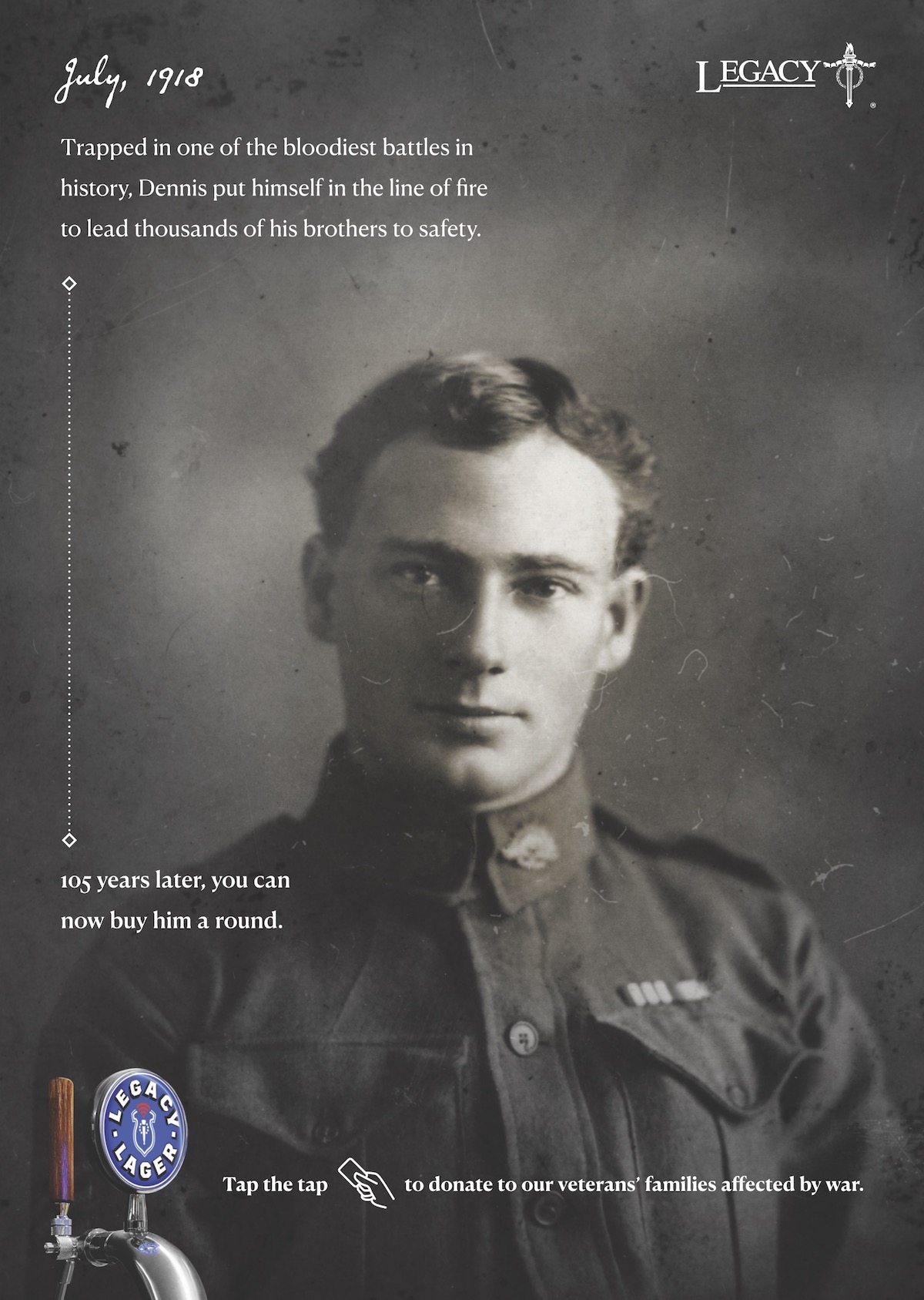 Seen+Noted: Legacy + VML let Aussies shout a fallen Veteran a beer to say thanks for Remembrance Day