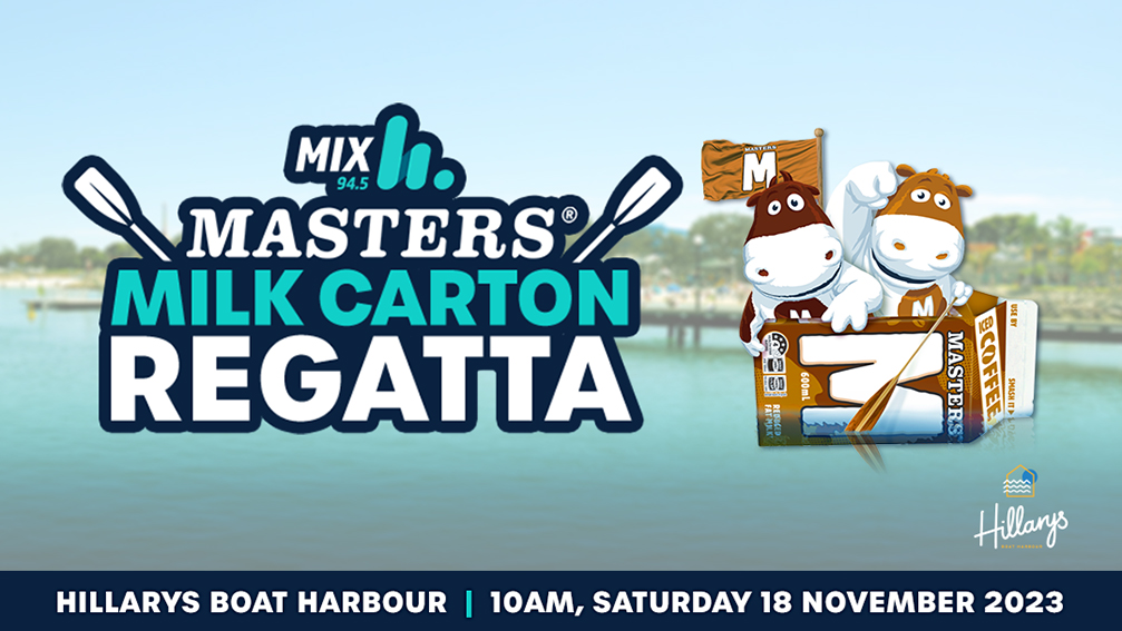 The iconic Mix94.5 Masters Milk Carton Regatta is back for 2023 – November 18th