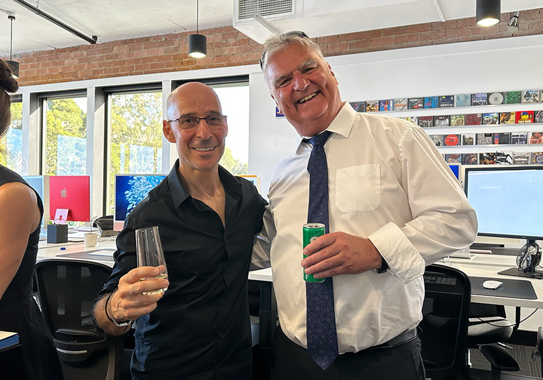 Good Times: SLICK hosts clients at West Perth studio with celebratory sundowner
