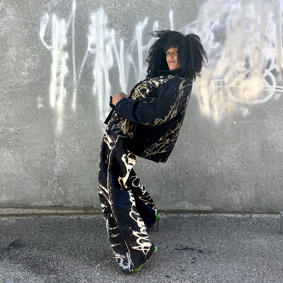 Campaign Brief’s Kaye Guthrie Adonis kicking goals in the fashion world with her wearable art fashion label AKA.ARTWEAR