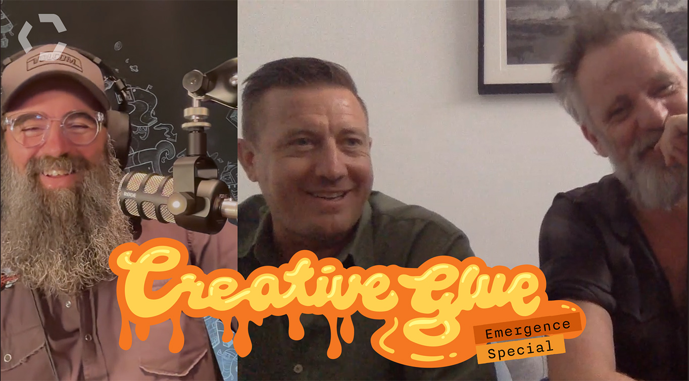 Episode 2 of Creative Glue: The Emergence Specials features Will Alexander and Glenn Urquhart