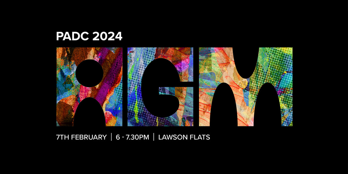Don’t miss the PADC AGM tonight, 6pm