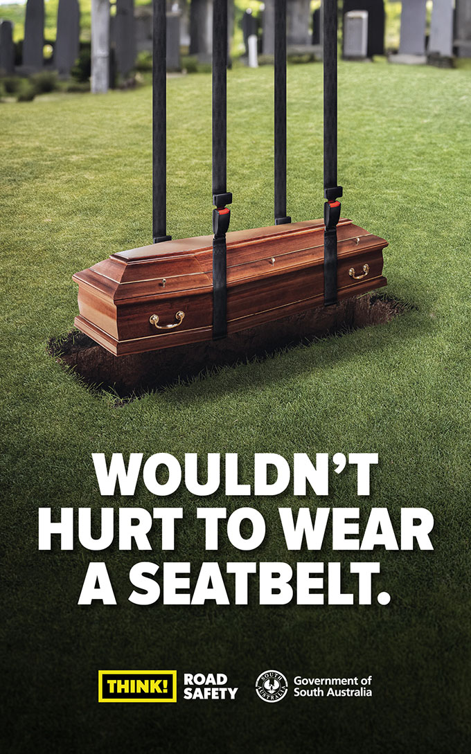 South Australia Police launches graphic seatbelt campaign via The Sideways Theory