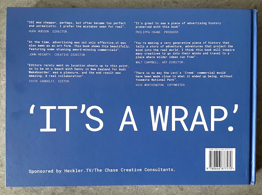 ‘Location, Location, Location’ – Graham Watson’s new book takes readers through the evolution of commercials, from the 70’s, 80’s, 90’s, 2000’s