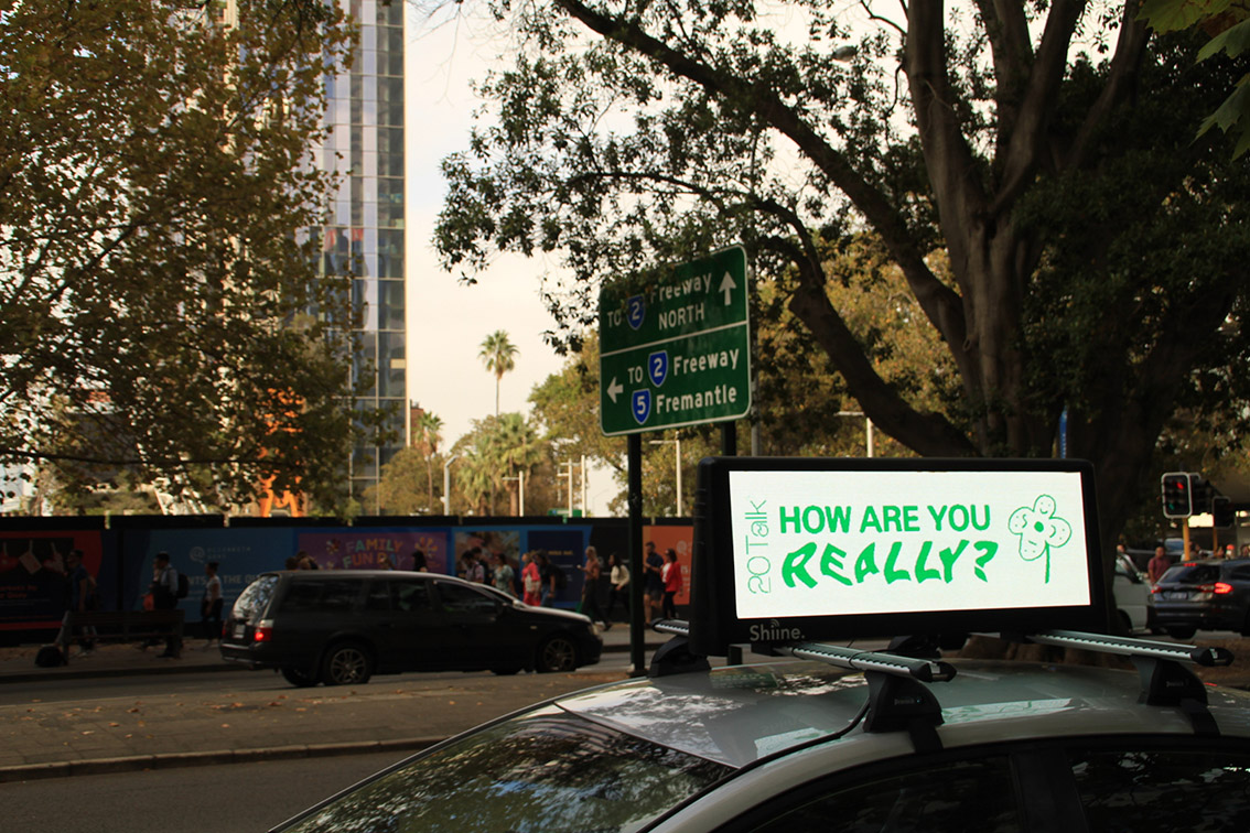Outdoor DOOH startup Shiine launches in Perth tapping into rideshare platform opportunities