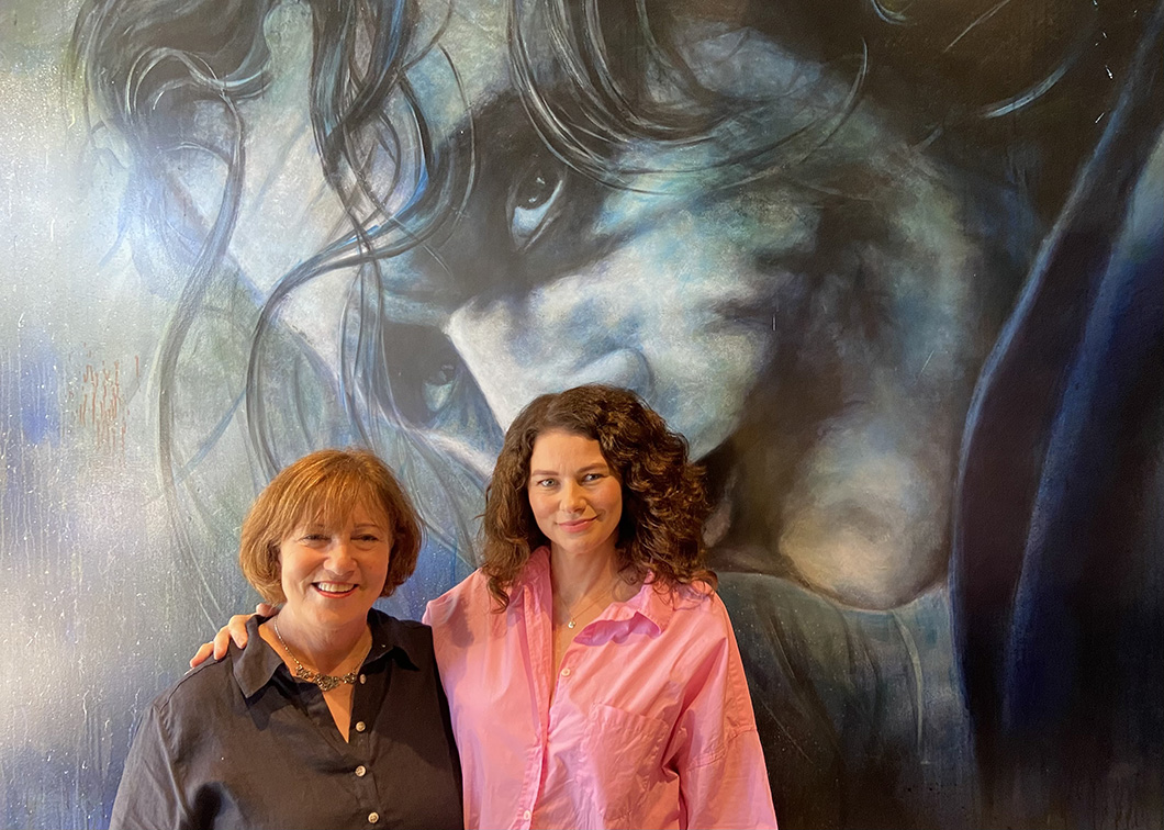 Spotlight Cinema Advertising’s Jeanette Levine passes the baton onto Erin Pitchers