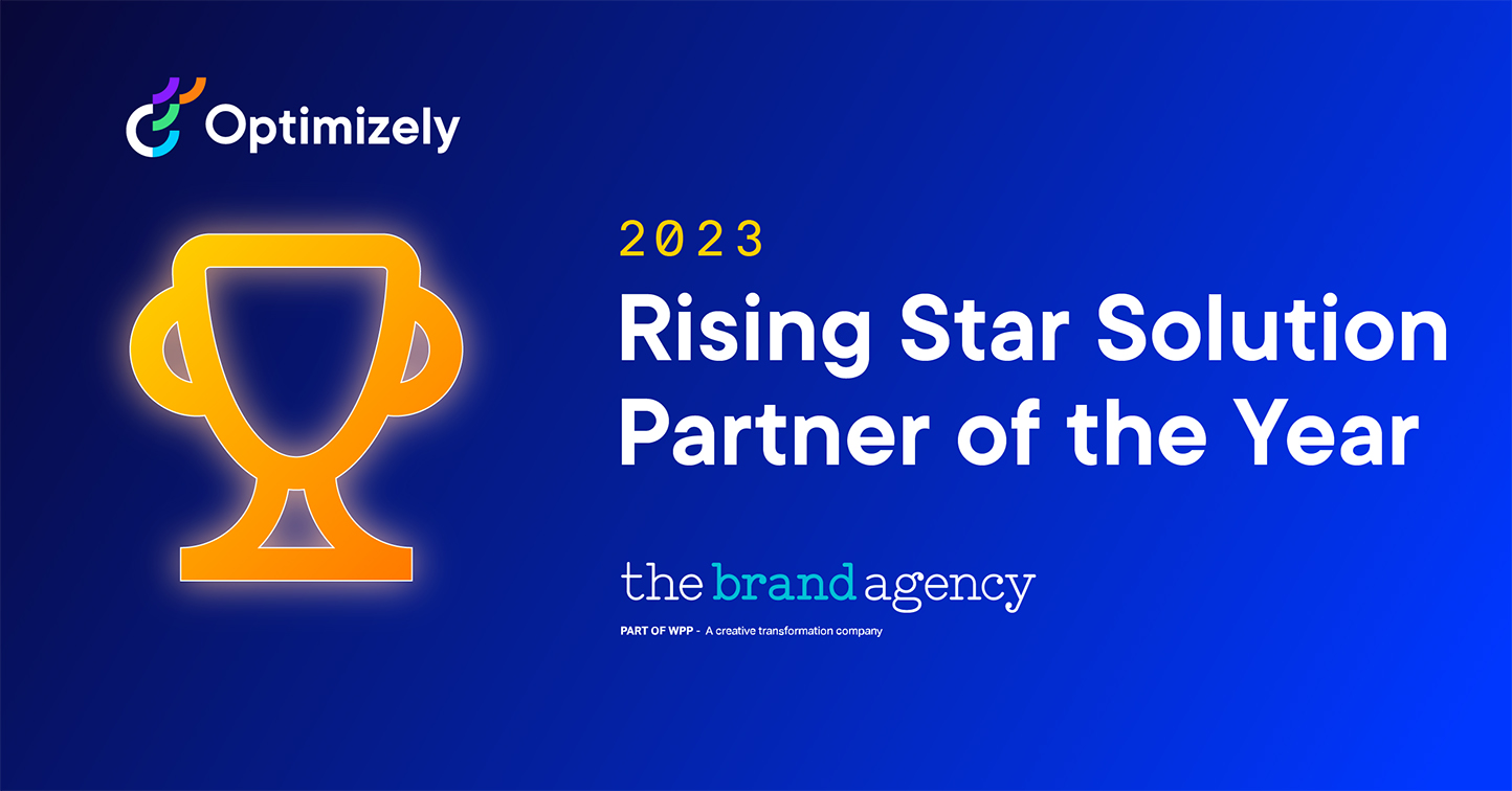 The Brand Agency named Optimizely’s Rising Star Solution Partner of the Year