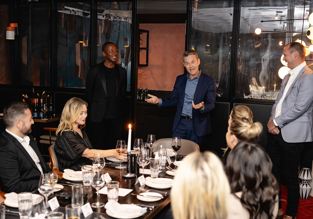 Nine’s Todd Woodbridge serves up a special night for Perth media and clients