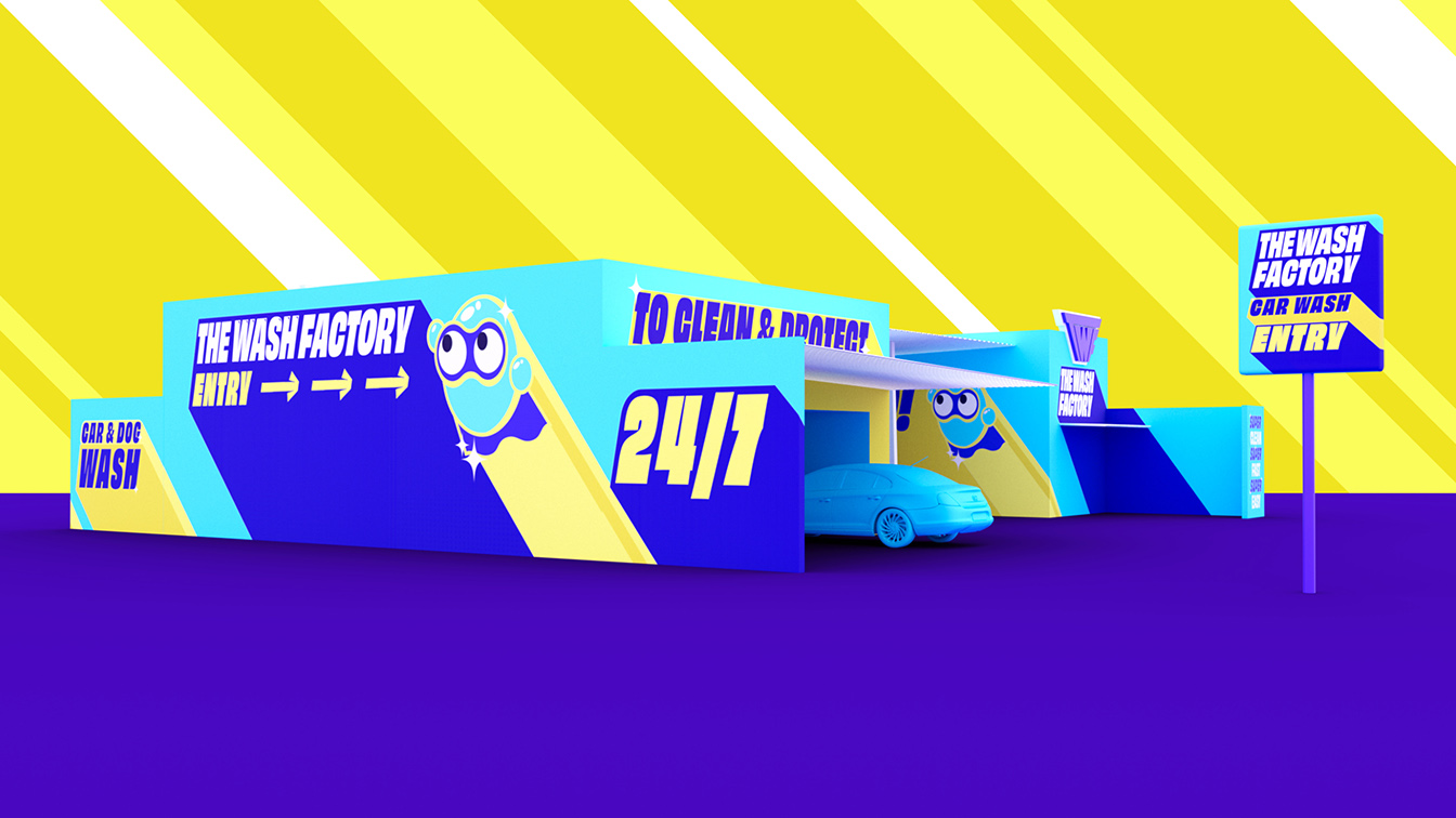 Block reveals a gleaming new brand image for The Wash Factory