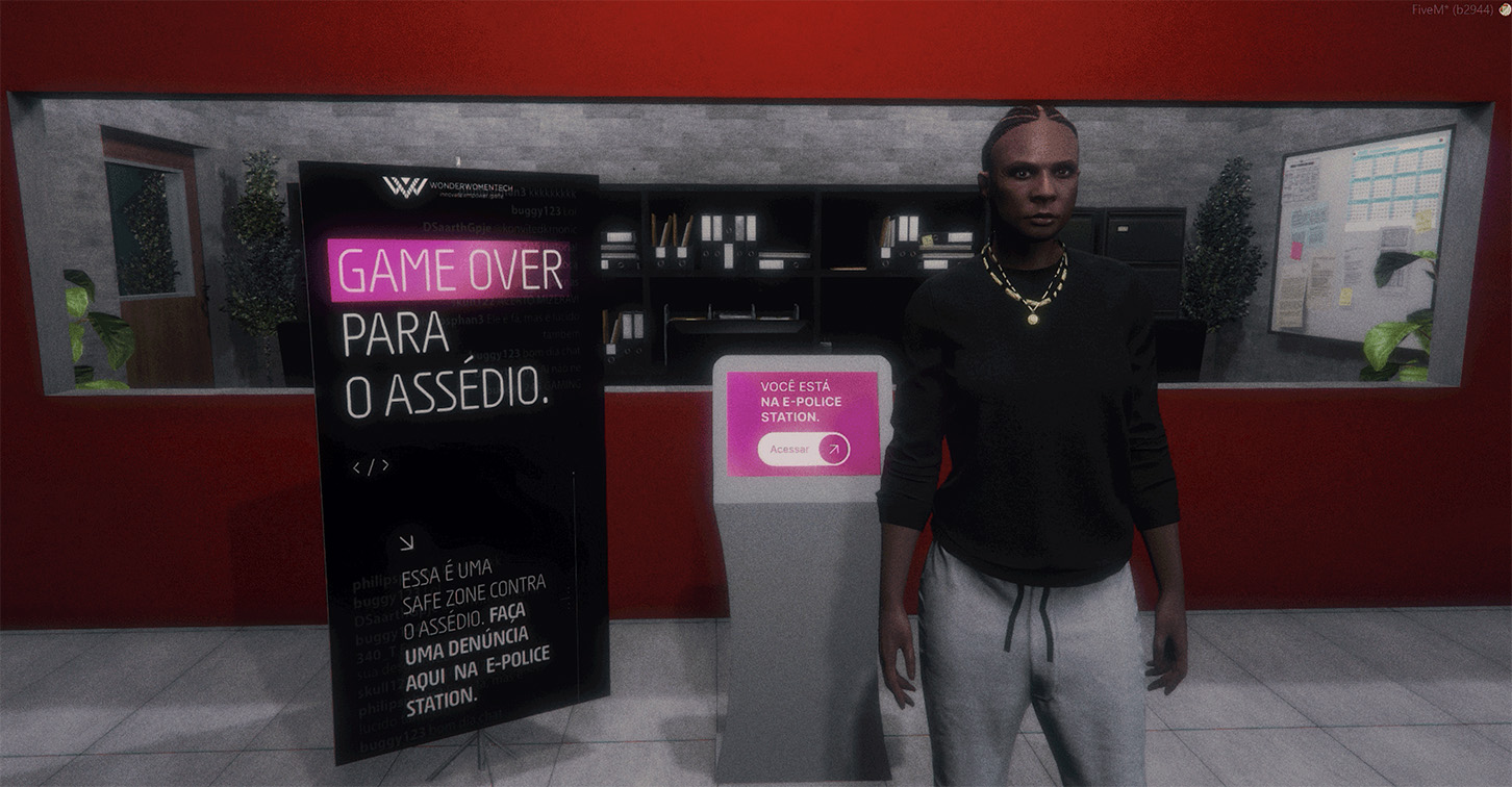 Seen+Noted: Wonder Women Tech and AlmapBBDO present the world’s first in-game police station, where reports have a real-world effect