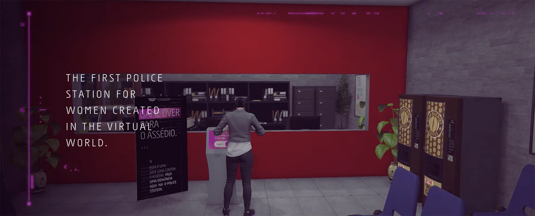 Seen+Noted: Wonder Women Tech and AlmapBBDO present the world’s first in-game police station, where reports have a real-world effect