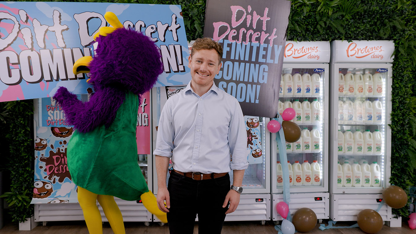 Brownes Dairy and MITP Agency tease both WA and Dirt Dessert for April Fools