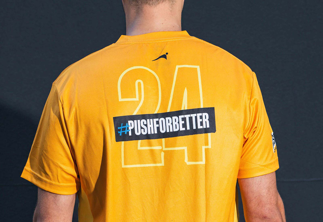 Four Stripes designs campaign for The Push-Up Challenge: reshaping mental health advocacy