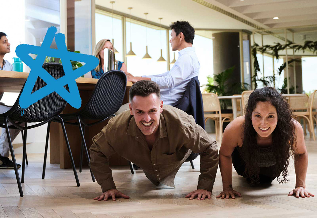 Four Stripes designs campaign for The Push-Up Challenge: reshaping mental health advocacy