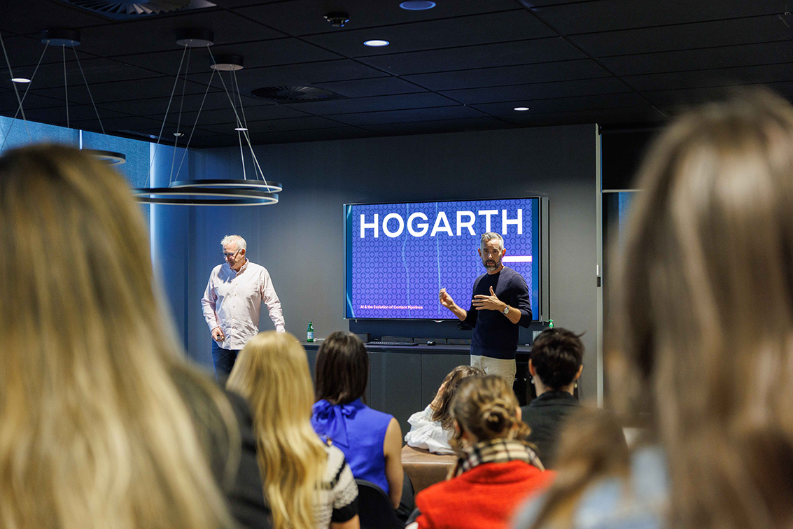The Brand Agency clients get insights into AI’s revolutionary potential in creative production with Hogarth Australia CEO Justin Ricketts