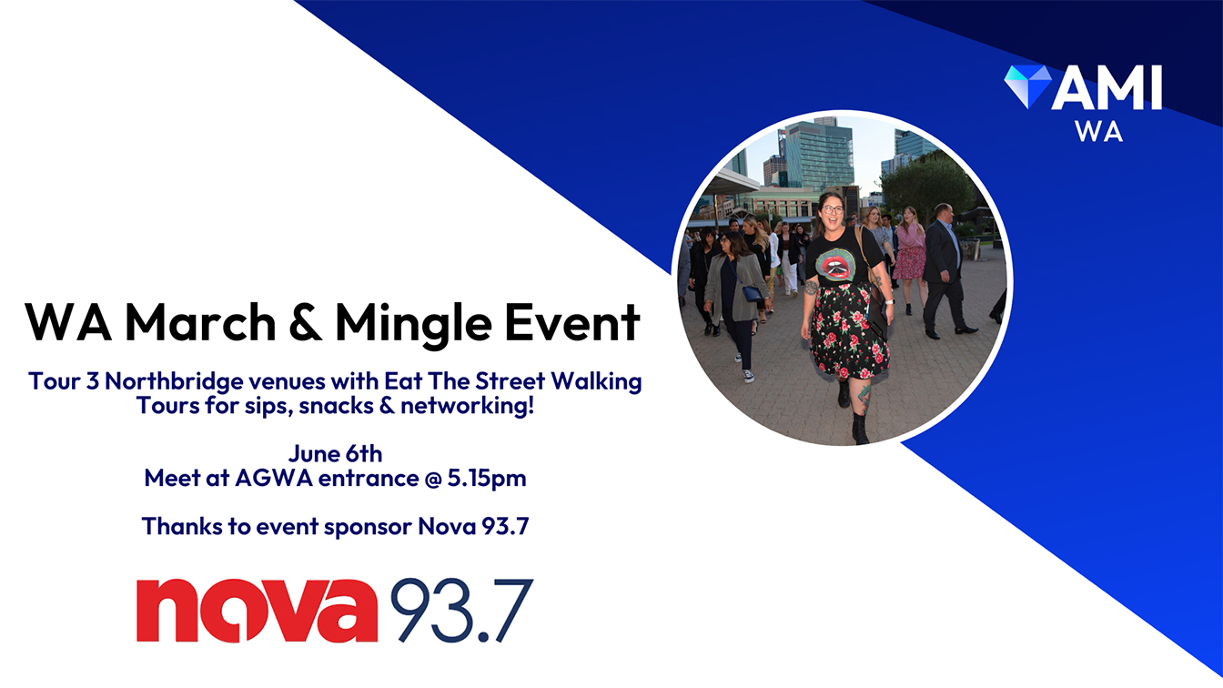 Back by popular demand – Australian Marketing Institute launches March & Mingle on June 6