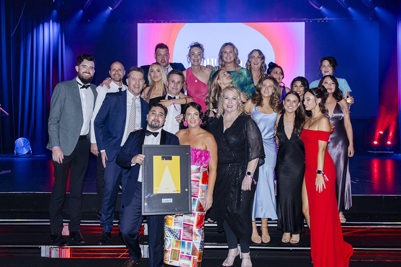 Carat goes back-to-back winning the Helen Filov Media Agency of the Year award + Nova makes it three in a row as Media Organisation of the Year at the 2024 CBWA awards