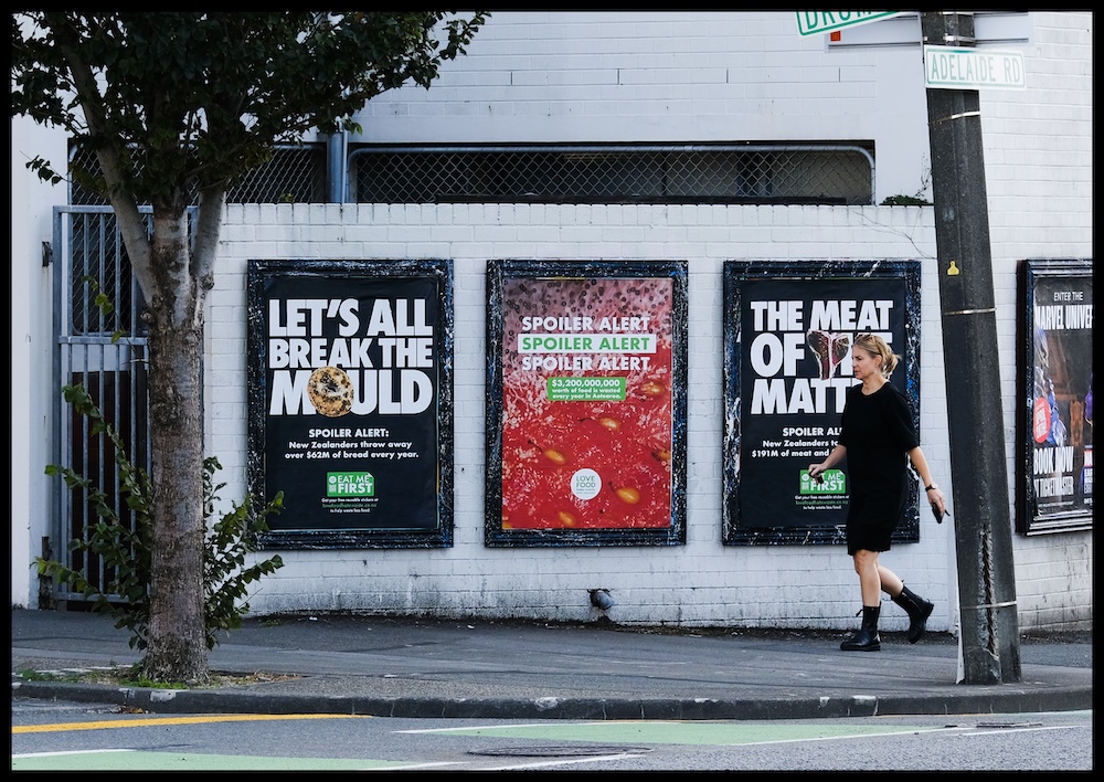 Seen+Noted: Love Food Hate Waste NZ + TBWA\NZ launch OOH campaign that literally goes off