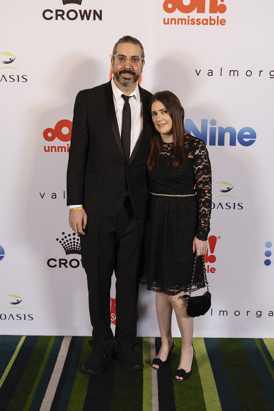 Good times in front of the Oasis Ball Media Wall