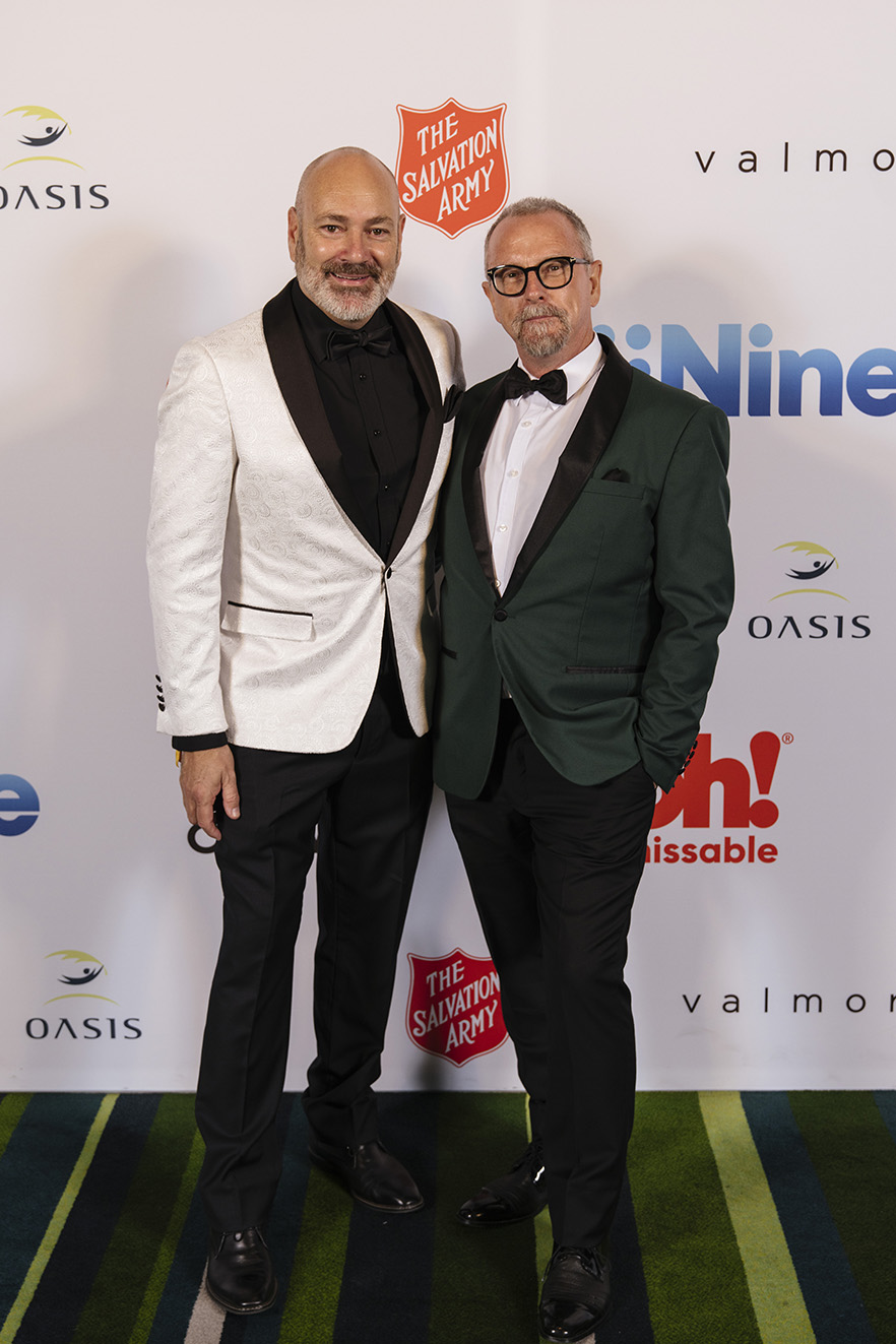Good times in front of the Oasis Ball Media Wall