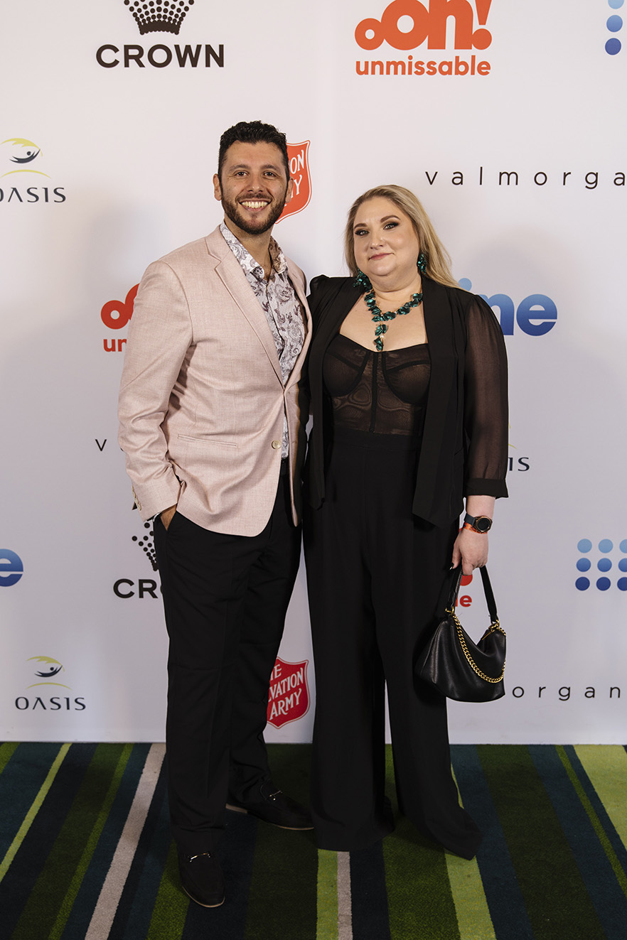 Good times in front of the Oasis Ball Media Wall