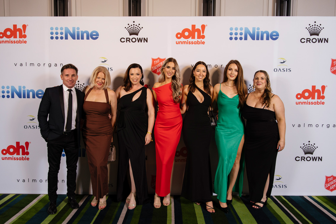 Good times in front of the Oasis Ball Media Wall