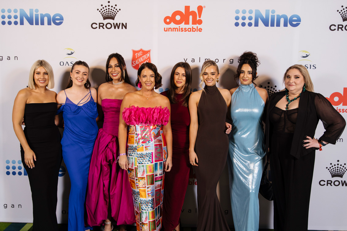 Good times in front of the Oasis Ball Media Wall