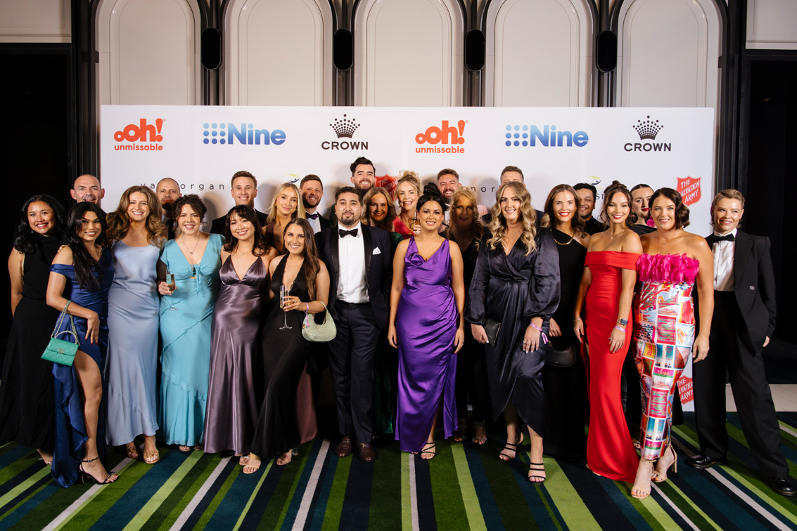 Good times in front of the Oasis Ball Media Wall