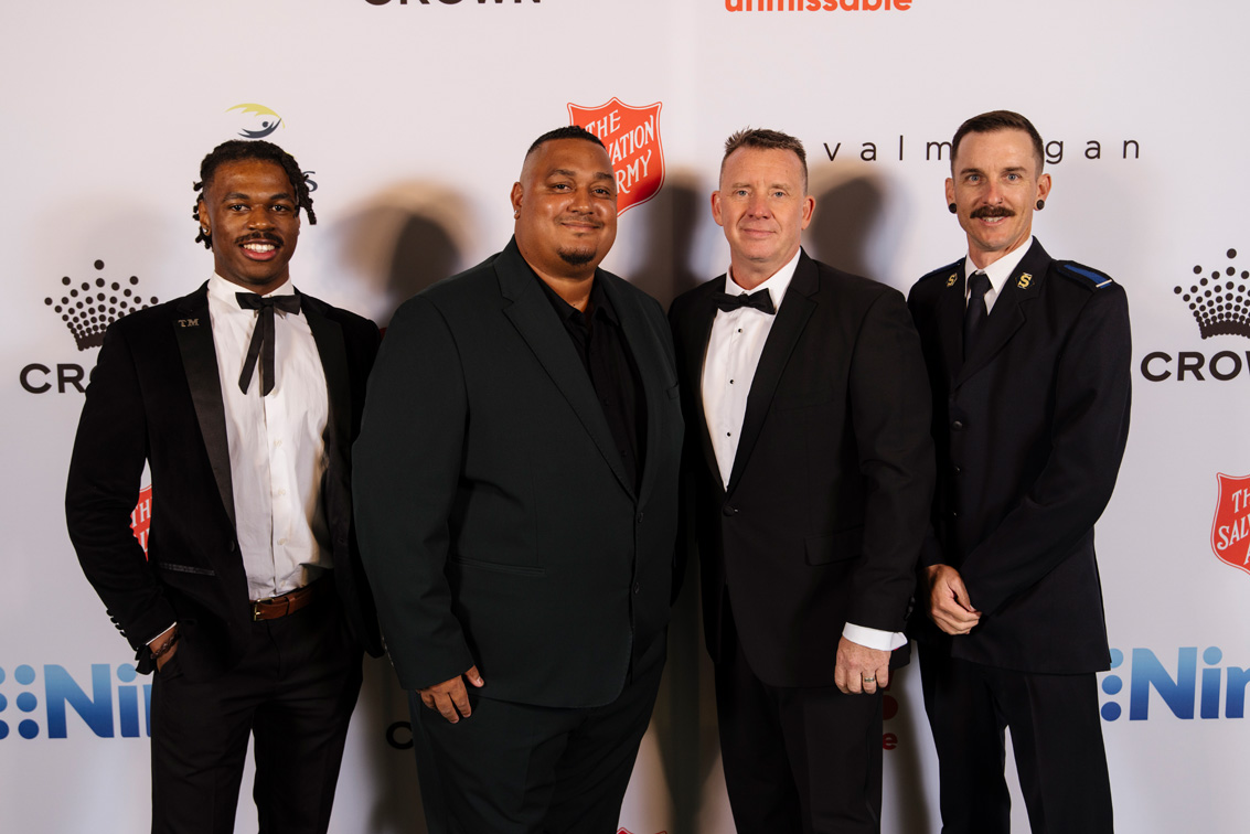 Good times in front of the Oasis Ball Media Wall