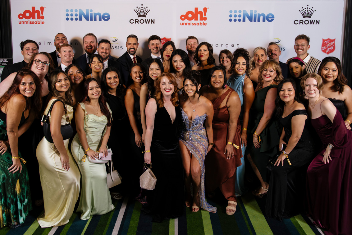 Good times in front of the Oasis Ball Media Wall